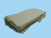 50 New Hessian sand bags/sacks with tie string 33"x14"