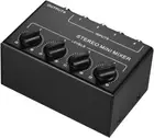 Mini Audio Mixer Portable Passive Mixer for Stage CD Player