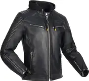 Segura Dorian 2, leather jacket , color: Black , size: XXL