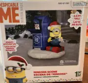 Minion Inflatable Mailbox W/ Santa Letter - Christmas Minion Inflatable - New