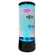 Bubble Tube Lamp With Fish Fish Night Light Aquarium Lamp Bubble Tube Lamp Color Changing Realistic Bubble Tube Lamp For Cafe Black