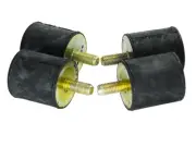 Wacker OEM WP1540 WP1550 Plate Compactor Shockmounts Mounts | 4 pack | M12x50x56