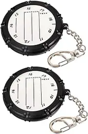 HONMEET 2Pcs Golf Device Durable Golfs Score Counter with Double Sided Design for Accurate Shot Tracking