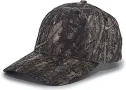 [Pacific Headwear] Structured Camo Hook-and-Loop Adjustable Cap