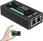 2 Port POE Extender 10/100/1000Mbps,1 in 2 Out POE Repeater for Security Systems IP Camera, PoE Amplifier, PoE Booster, Wall-Mount, IEEE 802.3at / 802.3af, Metal Housing Network PoE Signal Extender