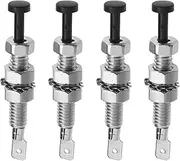 Create idea 4Pcs 12V Universal Door Pin Switches Momentary Adjustable Security Hood Screws for Car Hood Boot Roof Light Alarm Light 70x10mm