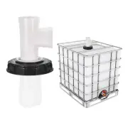 PATIKIL 3-Way IBC Lid Filter Cover 165mm Plastic Ton Barrel Cover with Washab...