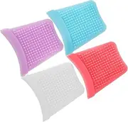 ADOCARN 4pcs Face Scraper Head Facial Cleansing Scalp Scrubber Silicone Makeup Spatula for Facial Exfoliating and Blackhead Removal Gentle and Replaceable
