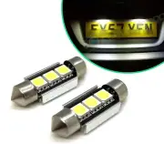 LED Number Licence Plate Bulbs Spare Part Replacement For Smart Car City Coupe (for: Smart)