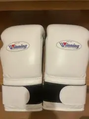 Winning Boxing Gloves 12oz MS-400B White Professional Tape type JAPAN New