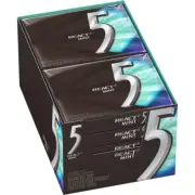 Wrigley's Five React Mint Sugar Free Gum 10 Pack, 15 Stick Each [150 Sticks]