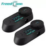 Freedconn LCD TCOM-SC BT Motorcycle Helmet Intercom Bluetooth Interphone Headset