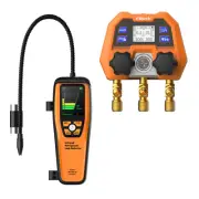 Elitech Manifold Gauge DMG-4B+ILD-200 Refrigerant Leak Detector Freon Sniffer