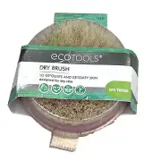Ecotools Dry Body Brush Exfoliate Detoxify Skin Bamboo Wood New Distressed