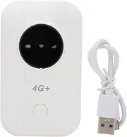 Mobile Hotspot Connects Up to 10 Devices Download Speed 4G LTE Router, 150Mbps Speed, 3650mAh Battery, for Win/Linux White,Easy to Operate