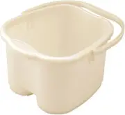 2 Pack Inomata White Foot Detox Massage Spa Plastic Bucket Made In Japan 1829x2
