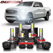 For Volvo VNL VNM 2004-2014 2015 Combo LED Headlight Hi/Lo + Fog Light Bulbs (for: Volvo)