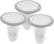Drain Cover Set Pack Hair Catcher for Shower Bathtub Sink Kitchen Bathroom Size