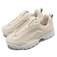 在飛比找momo購物網優惠-【FILA】休閒鞋 Disruptor Zero 女鞋 米白