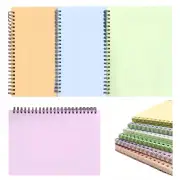 Ai-Oumleef 4 Pack A5 Spiral Notebook,160 Pages/80 Sheets Note Pad, Assorted Colo