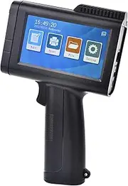 [Mingzhe] Portable Handheld Inkjet Printer with 4.3 Inch Touchscreen Intelligent Barcode Printer Support Logo Date Code Symbols Batch Number USB Interface for Variable Data with Quick-Drying Cartridge