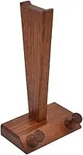 Headphone Stand Solid Wood Headphone Stand with Winding Column Headphone Holder Game Headphone Save Space Headset Holder (Color : White, Size : 29cm)