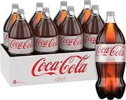 Coca-Cola Diet Soft Drink Multipack Bottles 8 x 2L