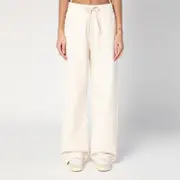 [Maison Kitsuné] White jogging pants with Fox logo S White