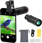 32X Long Focus Telephoto Phone Lens, Zoom Telephoto Lens with Phone Clip for Smart Phone Cameras