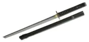 Practical Shinobi Ninjutsu Japanese Ninja Short Sword Clay Tempered BLK