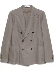 [Tagliatore] mélange-effect blazer 48 Grey