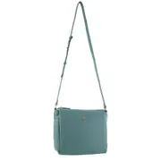Pierre Cardin Ladies Leather Fashion Crossbody Bag Womens Bag - Moss