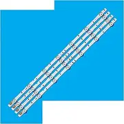 LED Backlight Strip 7 lamp for s-amsung UE32H6400AK UE32H6400AW UE32H6410AU UE32H6200AY UE32H6230AK UE32H6270AS D4GE-320DC1-R2(5 Sets - 20 Pieces)