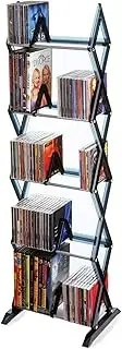Atlantic Mitsu 130 CD/90 DVD/BluRay/Games 5-Tier Media Rack Smoke