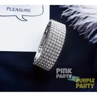 在飛比找蝦皮購物優惠-【PurpleParty】韓國飾品 閃亮鑲嵌水鑽寬版水鑽手環