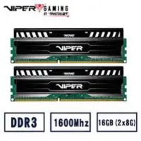 在飛比找蝦皮購物優惠-Patriot美商博帝 DDR3 1600 16GB(2x8