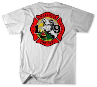 Unofficial Charlotte Fire Department Station 19 Shirt
