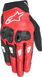 Alpinestars SP X 7, gloves , color: Black/Light Red/White , size: M