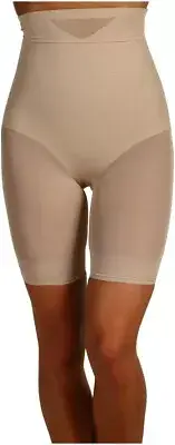 Miraclesuit Shapewear Hi-Waist Thigh Slimmer Nude M