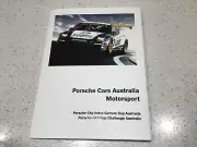 PORSCHE CARRERA CUP OFFICIAL SEASON CALENDER CARD ,MOTOR RACING MICHELIN, MOBIL
