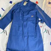 New with Tags Ben Davis Deadstock Button Front Shop Coat Postman Blue Size 42R