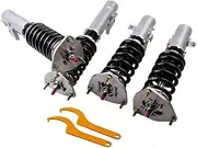 Coilovers Coil Springs Shocks Strut Adjustable Damper & Height Shock Absorbers Struts ，Compatible With Subaru Impreza WRX GC8 93-01