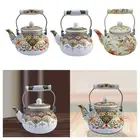 Enamel Tea Kettle Sturdy Thickened Enamel Teapot for Party Household Office
