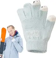 [Generic] Winter Gloves Touchscreen Gloves, Winter Windproof Gloves, Thermal Gloves Cycling Gear, Cold Weather Warm Supplies for Women and Girls