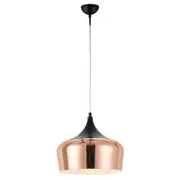 Telbix Polk Medium Pendant Light - Black / Copper