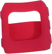 UTHCLO Smart Watch Protective Cover Durable Silicone Case for Scratch Collision Elegant Dark Red Design Secure Fit for Smart Watch Protection