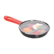 Pretend Play Food Sets Simulation Frying Pan Steak Hot Dog Fried Egg Play Toy