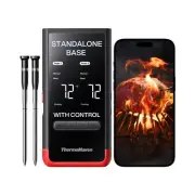 Wireless Bluetooth Smart Meat Thermometer: Standalone Base, WiFi Unlimited Ra...