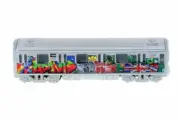 METRO SUBWAY WITH GRAFFITI SHOWCASTS 2233DGF 1/43 scale DIECAST CAR