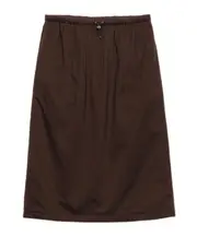 Drawstring skirt L ebony